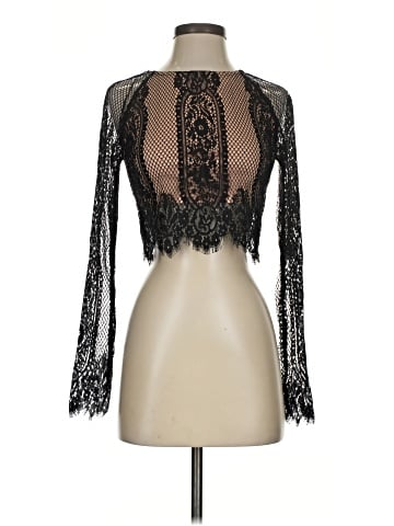 Charlotte Russe Long Sleeve Top (view 1)