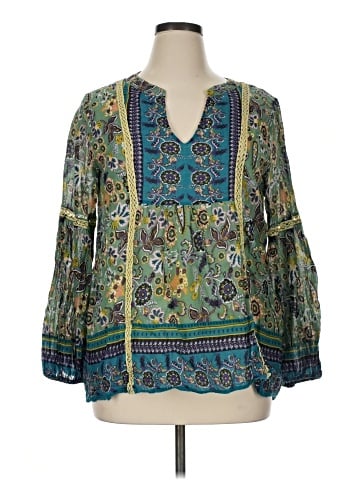Sundance 3/4 Sleeve Blouse (view 1)