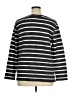 Ava & Viv Stripes Gray Pullover Sweater Size 14 (X) - photo 2