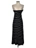 Bordeaux Stripes Black Casual Dress Size XS - photo 2