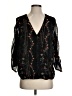 Guess Black 3/4 Sleeve Blouse Size S - photo 1