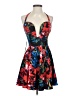 Bebe Tropical Red Cocktail Dress Size 2 - photo 1