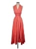 A.L.C. 100% Polyester Pink Orange Cocktail Dress Size 0 - photo 1