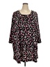 Ulla Popken Print Black Casual Dress Size 22 - photo 1
