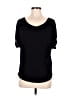 Twenty One 100% Rayon Black Short Sleeve Top Size M - photo 1