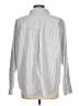 Maurices Stripes Silver Long Sleeve Button-Down Shirt Size L - photo 2