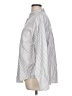 Maurices Stripes Silver Long Sleeve Button-Down Shirt Size L - photo 5