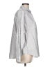 Maurices Stripes Silver Long Sleeve Button-Down Shirt Size L - photo 4
