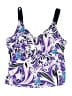 Merona Paisley Purple Swimsuit Top Size 22 - photo 1