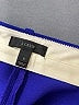 J.Crew 100% Polyester Solid Blue Shorts Size 6 - photo 3