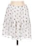 Ann Taylor LOFT 100% Polyester Floral White Casual Skirt Size M - photo 1