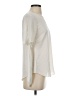 Ann Taylor 100% Polyester Ivory Short Sleeve T-Shirt Size XXS - photo 4