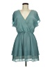 Lavender Brown 100% Polyester Solid Teal Cocktail Dress Size M - photo 1