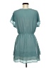 Lavender Brown 100% Polyester Solid Teal Cocktail Dress Size M - photo 2