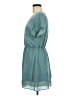 Lavender Brown 100% Polyester Solid Teal Cocktail Dress Size M - photo 5