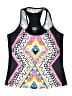 Lucky in Love Graphic Black Swimsuit Top Size M - photo 1