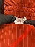 Sienna Sky Stripes Orange Casual Pants Size L - photo 7