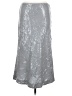 Madewell 100% Viscose Metallic Silver Formal Skirt Size 6 - photo 1
