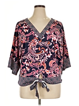 Perseption Concept 3/4 Sleeve Blouse
