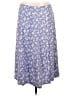 L.L.Bean 100% Polyester Paisley Blue Casual Skirt Size 12 (petite) - photo 1