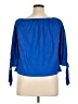 MICHAEL Michael Kors Blue 3/4 Sleeve Blouse Size XL - photo 2