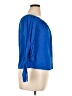MICHAEL Michael Kors Blue 3/4 Sleeve Blouse Size XL - photo 4