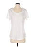 Talbots Solid White Short Sleeve T-Shirt Size S (estimated) - photo 1