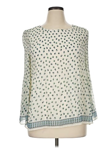 Max Studio 3/4 Sleeve Blouse (view 1)