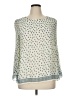Max Studio 100% Polyester Green 3/4 Sleeve Blouse Size XL - photo 1