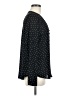 Express 100% Polyester Polka Dots Black Long Sleeve Blouse Size M - photo 4