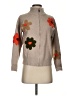 Sioni Floral Tan Cardigan Size S - photo 1