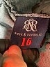 Rock & Republic Solid Blue Jeans Size 16 - photo 8