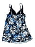 Swimsuits for all 100% Polyester Print Blue Swimsuit Top Size 18 - photo 2