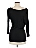 H&M 100% Viscose Black 3/4 Sleeve Top Size M - photo 2