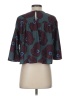 Maeve 100% Polyester Teal 3/4 Sleeve Blouse Size 4 - photo 2