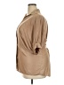 BCBGMAXAZRIA Tan 3/4 Sleeve Button-Down Shirt Size 2X (estimated) - photo 5