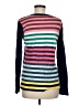 Halogen Stripes Blue Long Sleeve T-Shirt Size M - photo 2