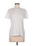 Talbots Solid White Short Sleeve T-Shirt Size M - photo 1