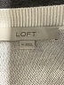Ann Taylor LOFT Ivory Pullover Sweater Size M - photo 7