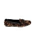Calvin Klein 100% Leather Animal Print Brown Flats Size 8 1/2 - photo 1