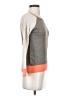 Poof! Color Block Gray Pullover Sweater Size XS - photo 4