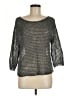 Ann Taylor Factory Metallic Silver Pullover Sweater Size M - photo 1