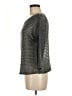 Ann Taylor Factory Metallic Silver Pullover Sweater Size M - photo 5