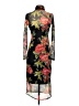Steve Madden Print Black Cocktail Dress Size S - photo 2