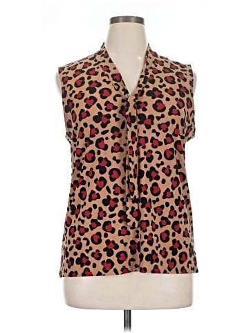 Anne Klein Sleeveless Button-Down Shirt (view 1)