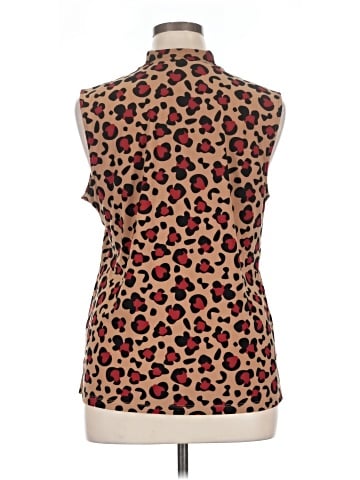 Anne Klein Sleeveless Button-Down Shirt (view 2)
