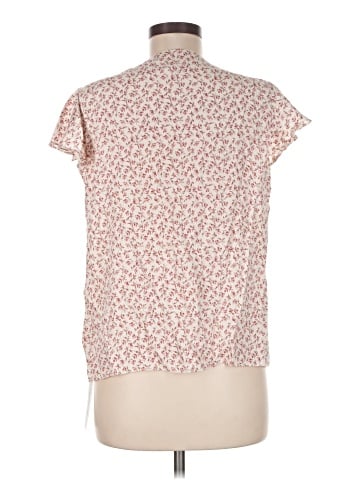 Rebecca Taylor Short Sleeve Silk Top (view 2)