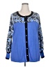 Bob Mackie Blue Cardigan Size 2X (estimated) - photo 1