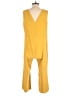 Drew Solid Yellow Jumpsuit Size M - photo 2