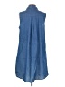 Unbranded 100% Polyester Blue Sleeveless Blouse Size 0L - photo 2